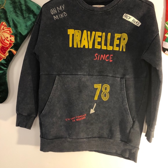 Zara Kids Verbal  Print Boys Size 9/10 - Picture 1 of 12